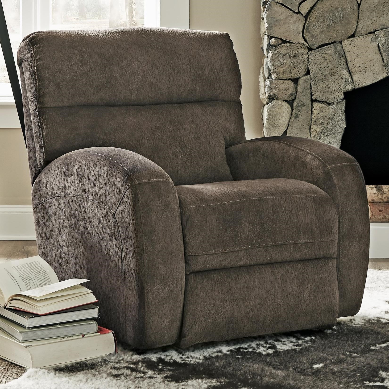 Rochester leather sales power swivel recliner